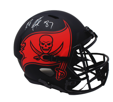 Rob Gronkowski Tampa Bay Buccaneers Signed Replica Eclipse Helmet JSA