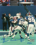 Ben Coates New England Patriots Signed 8x10 Photo vs Giants LE /100
