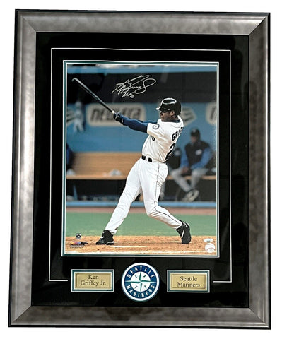 Ken Griffey Jr. Seattle Mariners Signed 16x20 Matted & Framed Photo TRISTAR