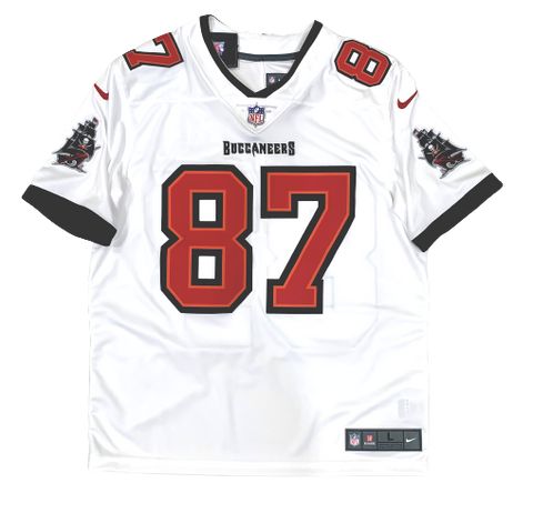 Rob Gronkowski Tampa Bay Buccaneers Autographed Red Nike Limited Jersey