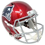 Mac Jones New England Patriots Signed Speed Replica Flash Helmet Beckett BAS