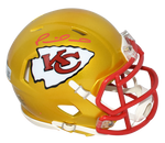 Patrick Mahomes Kansas City Chiefs Signed Riddell Flash Mini Helmet JSA