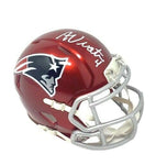 Adam Vinatieri New England Patriots Signed Riddell Flash Mini Helmet JSA