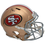 George Kittle San Francisco 49ers Signed Full Size Replica Speed Helmet BAS