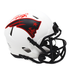 Deion Branch New England Patriots Signed Lunar Mini Helmet Pats Alumni COA