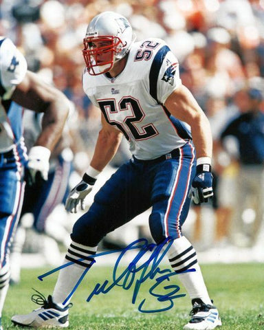 Ted Johnson New England Patriots Signed Autographed 8x10 Photo