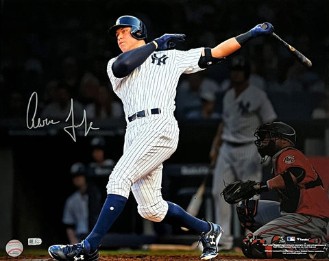 Aaron Judge New York Yankees Signed Spotlight 16x20 Photo MLB Authentic