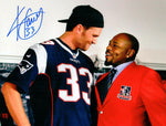 Kevin Faulk New England Patriots Signed Autographed 8x10 Photo Tom Brady