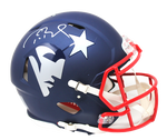 Tom Brady New England Patriots Signed AMP Speed Authentic Helmet Fanatics