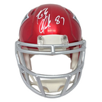 Rob Gronkowski New England Patriots Signed Authentic Flash Mini Helmet JSA