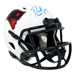 Randy Moss New England Patriots Signed Riddell Lunar Mini Helmet BAS Beckett