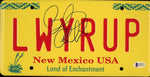 Bob Odenkirk Signed Better Call Saul Breaking Bad Auto LWYRUP License Plate BAS