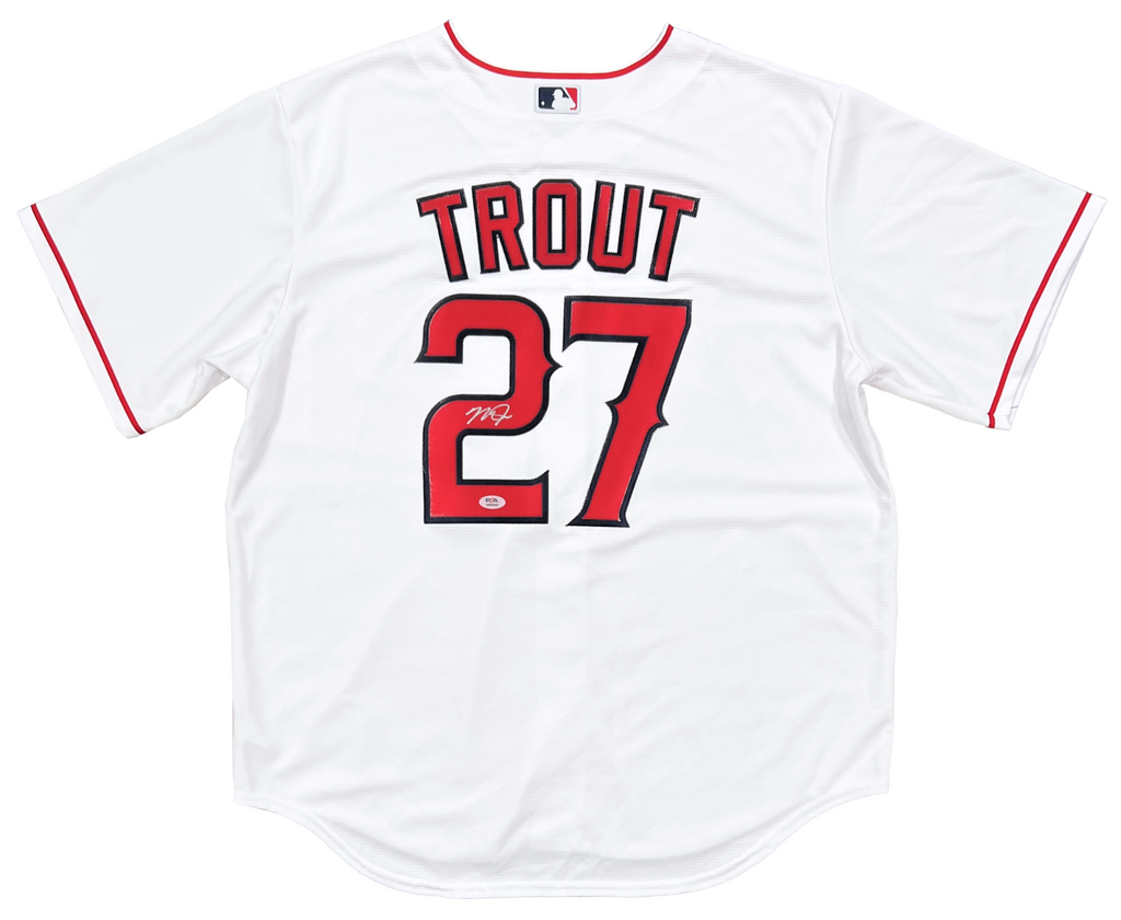 Mike Trout Los Angeles Angels Signed Authentic Nike White Jersey PSA –  Diamond Legends Online