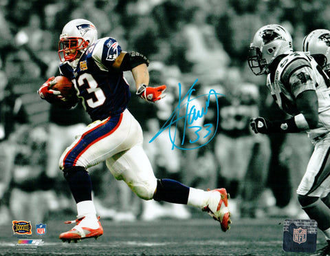 Kevin Faulk New England Patriots Signed Autographed 8x10 Spotlight Photo