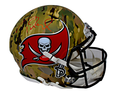 Tom Brady Tampa Bay Buccaneers Signed Camo Speed Authentic Helmet Fanatics