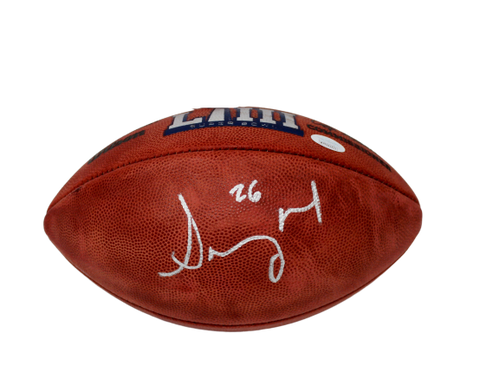 Sony Michel New England Patriots Signed Authentic SB 53 Football JSA