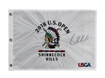 Brooks Koepka Signed Autograph PGA Golf 2018 US Open Shinnecock Hills Flag JSA