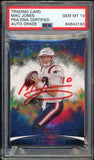 2021 Panini Origins #105 Mac Jones RC Rookie On Card PSA/DNA Auto GEM MINT 10