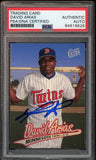 1997 Fleer Ultra #518 David Ortiz (David Arias) RC RedSox PSA/DNA Auto Papi Holo