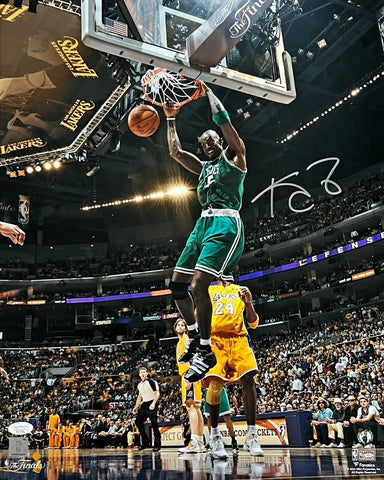 Kevin Garnett Boston Celtics Signed Dunk 16x20 Photo NBA Finals vs Lakers JSA