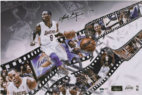 Kobe Bryant Los Angeles Lakers Signed Autograph 20x30 Film Strip LE #/124 Panini