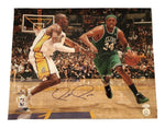 Paul Pierce Boston Celtics Signed Autographed vs Kobe Bryant 16x20 Photo JSA