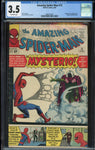 Amazing Spider-Man #13 1st MYSTERIO Marvel 1964 Off White Pages CGC 3.5 VG