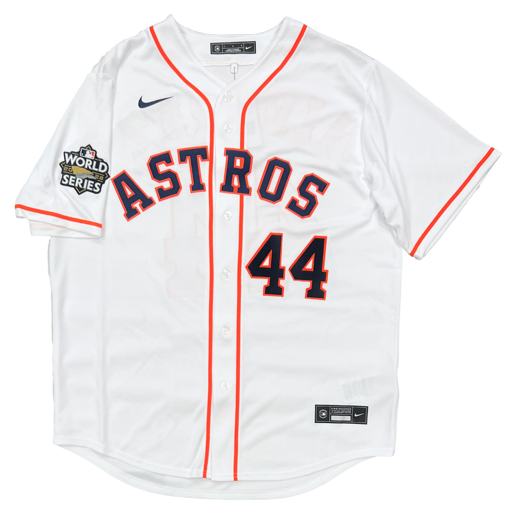 MLB Houston Astros (Yordan Alvarez) Men's Replica Baseball Jersey.