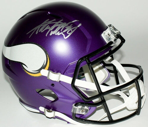 Adrian Peterson Minnesota Vikings Signed Full Size Replica Speed Helmet JSA