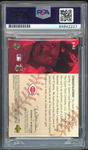 2000 Upper Deck Game Used Ball Ken Griffey Jr. On Card PSA/DNA Auto GEM MINT 10