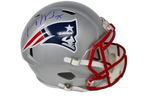 Vince Wilfork New England Patriots Signed Full Size Speed Replica Helmet PatsAlm
