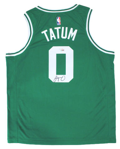 Jayson Tatum Boston Celtics Signed Green Nike Swingman NBA Jersey FANATICS