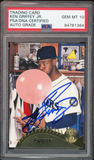 1995 Pinnacle #128 Ken Griffey Jr. On Card PSA/DNA Auto GEM MINT 10