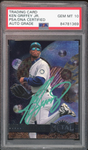 1996 Fleer Metal Universe #107 Ken Griffey Jr. On Card PSA/DNA Auto GEM MINT 10