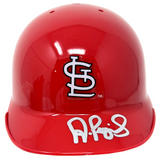 Albert Pujols St Louis Cardinals Signed Riddell Mini Baseball Batting Helmet BAS