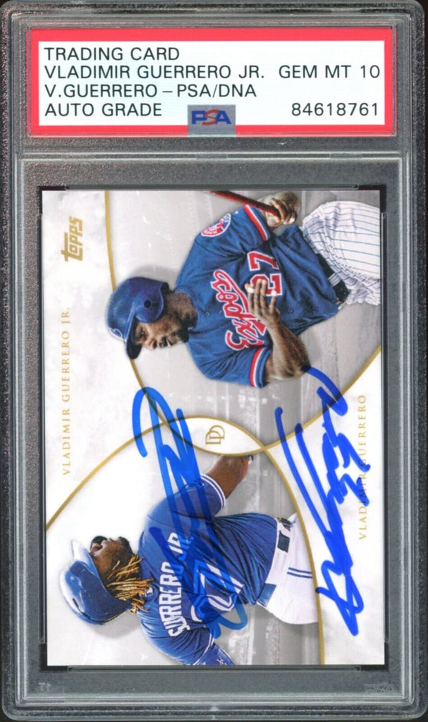 Vladimir Guerrero Jr Signed Toronto Blue Jays 2016 Topps