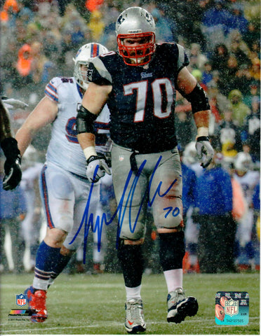 Logan Mankins New England Patriots Signed Autographed 8x10 Photo