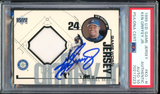 1999 Upper Deck Game Jersey #KGH Ken Griffey Jr. On Card PSA Authentic Auto 10