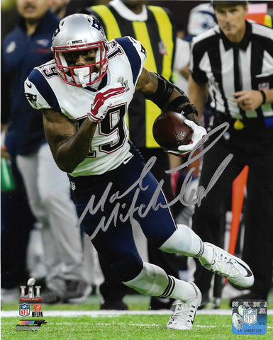 Malcolm Mitchell New England Patriots Signed Autographed Super Bowl 8x10 JSA