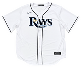 Wander Franco Tampa Bay Rays Signed Authentic Nike White Jersey USA SM Authentic