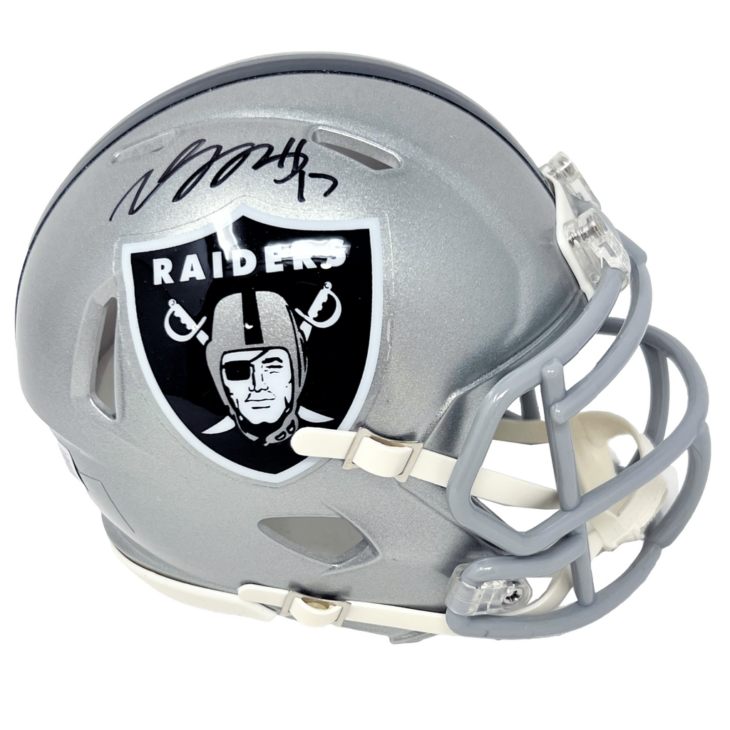 Davante Adams Los Angeles Raiders Signed Riddell Flash Mini Helmet