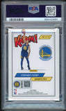 2018 Panini KABOOM! SSP #K-SC Stephen Curry On Card PSA 9/10 Auto MINT Warriors