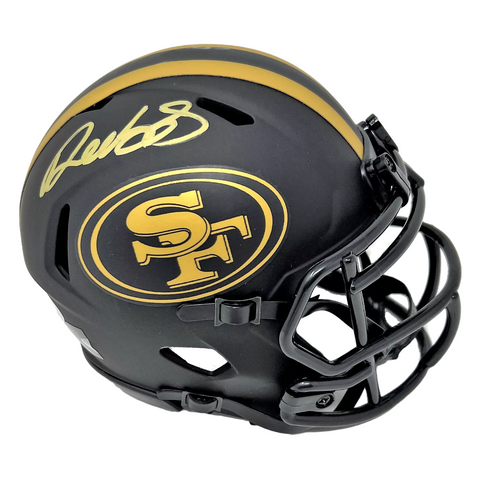 Deebo Samuel San Francisco 49ers Signed Riddell Eclipse Mini Helmet PSA