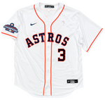 Jeremy Peña Astros Signed 22 WS MVP Inscribed Nike Replica Jersey MLB Pena