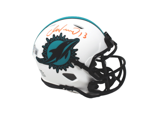 Dan Marino Miami Dolphins Signed Riddell Lunar Eclipse Mini Helmet BAS