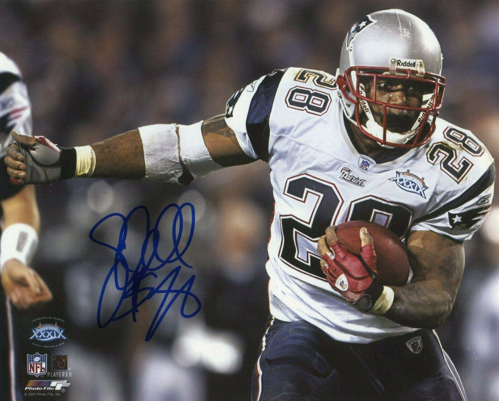 Corey Dillon New England Patriots Signed Super Bowl XXXIX 8x10 Pats Al –  Diamond Legends Online