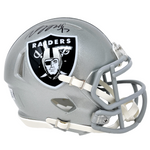 Davante Adams Los Angeles Raiders Signed Riddell Flash Mini Helmet BAS Beckett