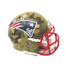 Richard Seymour New England Patriots Signed Camo Mini Helmet Pats Alumni COA