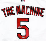 Albert Pujols St. Louis Cardinals Signed "THE MACHINE" Nike White Jersey BAS