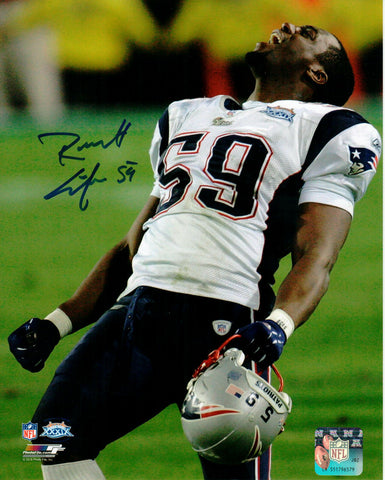 Rosevelt Colvin New England Patriots Signed Autographed 8x10 Photo SB XXXIX